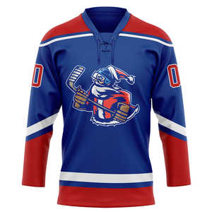 Por encargo del equipo de hockey uniforme desgaste profesional de hockey sobre hielo Jersey al por mayor diseño único transpirable - Product Image 5