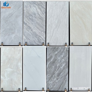 Azulejos de Porcelana con Aspecto de Piedra Natural Premium, 300x600mm, Verde Pastel, Acabado Brillante, Antideslizantes, Rústicos, para Paredes Interiores de Pasillos y Villas - Product Image 1