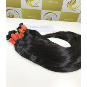 ผมต่อแบบผมมนุษย์ผมตรงธรรมชาติไม่ผ่านกระบวนการผม100% จากวัตถุดิบแท้จากเวียดนาม - Product Image 3