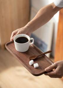 Plateau de service en bois récupéré design écologique appel rustique style de vie durable décor de cuisine utilisation fonctionnelle - Product Image 3