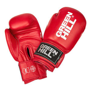 Gants de boxe personnalisés TIGER approuvés IBA, tailles 10oz et 12oz, en cuir de vachette, équipement MMA pour le shopping - Product Image 1