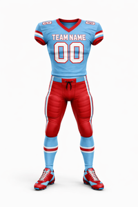 Uniforme de football américain personnalisé, ensemble complet, maillot et pantalon, vêtements de sport d'équipe personnalisés pour hommes, jeunes et adultes - Product Image 4