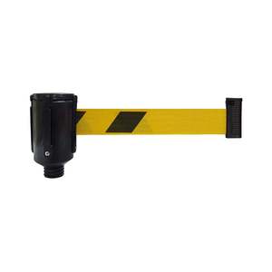 Mecanismo de Tira de Advertencia Amarilla y Negra para Conos y Postes de Delimitación, Categoría de Producto: Cinta de Advertencia - Product Image 1