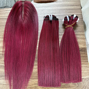 ขายส่งสีที่ได้รับความนิยมตรงรวมกลุ่มผมมนุษย์เวียดนามดิบสําหรับการฝึกหัวสําหรับผู้หญิงผิวดํารุ่นหญิง - Product Image 1