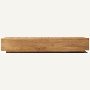 Muebles de mesa para la terraza o para tomar café con un estilo moderno y sencillo, hechos de madera de teca de buena calidad. - Product Image 6