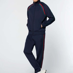 High-Quality Athletic <b>Track</b> <b>Jacket</b> and Pants Set - Breathable, Durable, and Perfect for Sports and Casual Outfits - Product Image 6