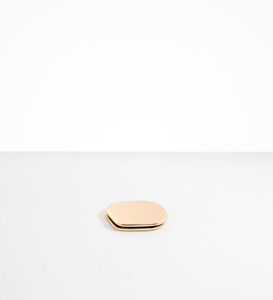 Sous-verre en métal doré poli, petit plateau rond pour bougies, boissons, bijoux, décoration de table de luxe - Product Image 5