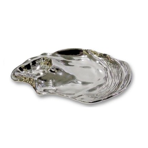 Plato de niblas de silueta de ciervo, tazón decorativo de aluminio, forma de escenario sentado - Product Image 3