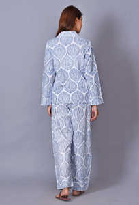 Conjunto de Pijama con Estampado Floral, Ropa de Dormir de Algodón para Mujer, Talla Grande, Ropa de Estar por Casa, Ropa de Dormir Cómoda - Product Image 6