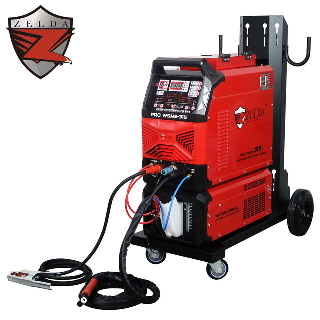 Industrial 315amp TIG Welding Machine for Aluminum Inverter AC DC TIG with Water Cooler IGBT Tig Welder