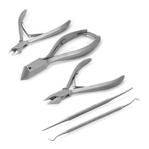 ชุดอุปกรณ์ตัดเล็บเท้าสำหรับช่างทำเล็บมืออาชีพ 5 ชิ้น พร้อมกล่อง สแตนเลส ใช้งานด้วยมือ ได้รับการรับรองมาตรฐาน CE ผู้จัดจำหน่ายขายส่ง - Product Image 5