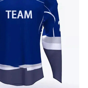 Jersey de hockey sobre hielo de alta calidad con logotipo privado personalizado directo de fábrica último estilo precio al por mayor opción de nombre del equipo OEM - Product Image 4