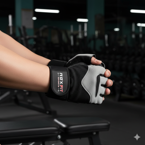 ถุงมือออกกำลังกายแบบกำหนดโลโก้ได้ ถุงมือออกกำลังกายแบบครึ่งนิ้ว ถุงมือออกกำลังกายแบบมีที่พยุงข้อมือ ถุงมือออกกำลังกายแบบระบายอากาศได้ สำหรับทุกเพศ ถุงมือยกน้ำหนักที่ดีที่สุด - Product Image 1