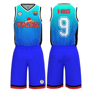 Vêtements de sport Club uniformes de basket-ball sur mesure bonne qualité Spandex jeunesse sublimé ensembles d'uniformes de basket-ball d'entraînement d'été - Product Image 1
