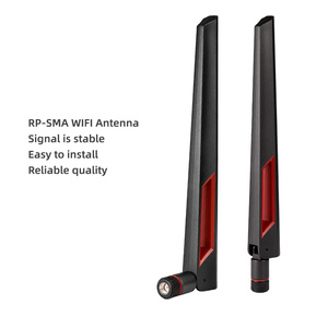 높은 이득 10dBi 옴니 듀얼 밴드 2.4G & 5.8G WiFi 고무 안테나 SMA 남성 신호 향상 - Product Image 2