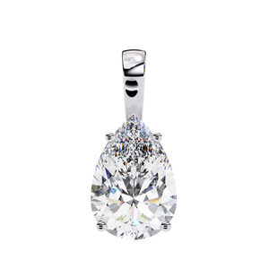 18K Gold Pendant with Fabulous Lab Grown Diamond Diamond Pendants & Charms - Product Image 2