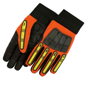 Suministro directo de fábrica Guantes DE TRABAJO resistentes a cortes Guantes de protección contra impactos TPR Guantes de cuero de Pakistán - Product Image 5