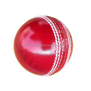 Balle en cuir dur de cricket professionnel de haute qualité balle de match de Offre Spéciale faite à la main au Pakistan - Product Image 6