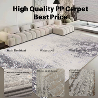 Tapis d'intérieur/extérieur personnalisés en polypropylène de luxe moderne, sur mesure, OEM/ODM, tapis design personnalisé, usage résidentiel, vente en gros