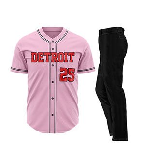 Ropa de Béisbol y Sóftbol Personalizable, Uniformes de Equipo Profesional 100% Poliéster, Ropa Deportiva Ligera de Alto Rendimiento, Fábrica OEM - Product Image 3