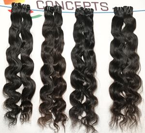 Extensions de cheveux humains indiens du temple noir naturel non transformé, 100% vierges, styles de vague de corps, qualité de cheveux Remy - Product Image 6