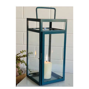 Farol de metal clásico y elegante para uso decorativo en el hogar, hoteles, restaurantes, bodas, oficinas, hecho en India, venta al por mayor en grandes cantidades. - Product Image 1