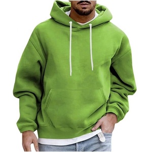 OEM Custom Embroidered Winter Hoodies Factory Wholesale <b>100</b>% Cotton <b>Polyester</b> Thick Blank Hoodies for Men with Hooded Collar - Product Image 2