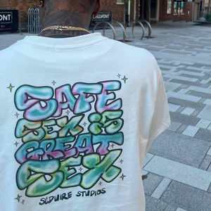 เสื้อยืดผู้ชายพิมพ์ลายสกรีน ผ้าคอตตอนเนื้อหนา ระบายอากาศ แห้งเร็ว เป็นมิตรกับสิ่งแวดล้อม สไตล์สตรีทแวร์ ลายกราฟิก - Product Image 6