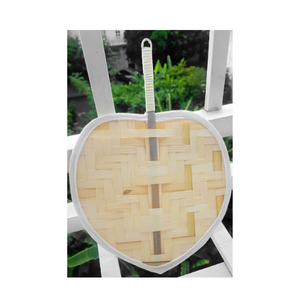 Produits respectueux de l'environnement naturel artisanat bambou Handfan feuille de palmier beaucoup de couleurs artisanat Handfan prix de gros pour l'exportation - Product Image 4