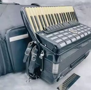 Accordéon professionnel à 41 touches et 120 basses avec sac de transport noir, testé et prêt à jouer - Product Image 1