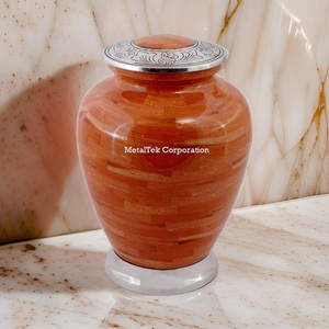 Nuevo último diseño, urna de cremación de Metal de estilo adulto para cenizas, hermosa exhibición conmemorativa, tarros decorativos, recuerdo de entierro funerario - Product Image 4