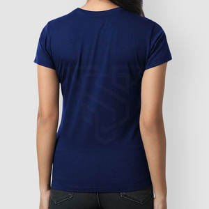 เสื้อยืดแขนสั้นผู้หญิงคุณภาพสูง ผ้าฝ้ายนุ่ม สไตล์ลำลอง สำหรับฤดูร้อน สีพื้น ใช้กลางแจ้ง - Product Image 3