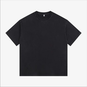 Ram Industry's Summer T-shirt unisexe 100% coton tricoté respirant et surdimensionné Style uni personnalisé pour hommes femmes Look décontracté - Product Image 3