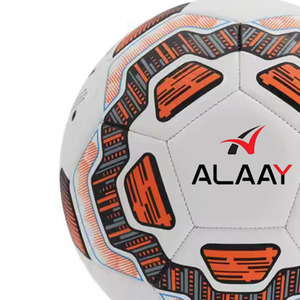 Alaay, balón de fútbol personalizado de tamaño oficial 5, Fútbol cosido a máquina de cuero de PVC suave para juegos y entrenamiento al aire libre - Product Image 4