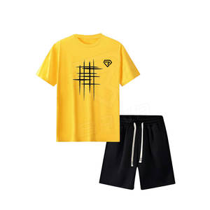 Conjuntos de Shorts Casuales de Verano para Hombre, Talla Grande, para Uso en Exteriores, 100% Algodón, Secado Rápido, Transpirables, Modernos y de Alta Calidad - Product Image 1