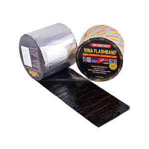 Bon <span class=keywords><strong>prix</strong></span> d'usine Ruban étanche au bitume Matériau d'étanchéité pour toit Ruban d'étanchéité pour toit en métal Bande flash auto-adhésive au bitume - Product Image 3