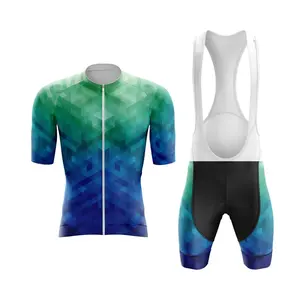 Uniformes de ciclismo de carretera personalizados para hombres, conjunto de camisa deportiva con opción de talla grande, MOQ y precio bajo - Product Image 1