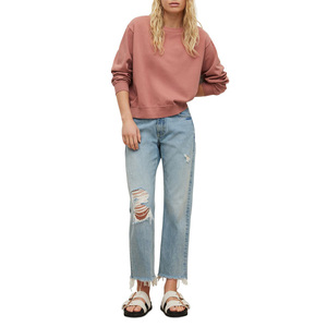 Personnalisé 2025 femmes séchage rapide extérieur surdimensionné pull sweat léger nouvelle mode à la mode hiver imprimé sweat - Product Image 5