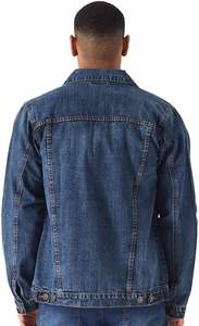 100% chaquetas de mezclilla de algodón hombres/mujeres Vintage invierno Formal Casual Color sólido a prueba de viento bolsillos ecológicos finos de alta calidad - Product Image 5