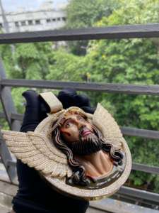 Colgante de Jesús con Incrustaciones de Moissanita: Joyería Hip Hop de Plata 925 - Product Image 4