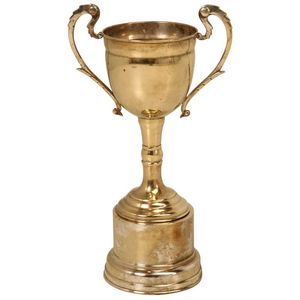 Trophée moderne en métal solide fabriqué à la main avec une base élégante et des reflets dorés pour les occasions spéciales - Product Image 4