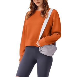 Sweat-shirt court tendance pour femme, pull doux décontracté, pull court décontracté pour femme, sweat-shirt court 2026 - Product Image 2