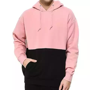 2025 haute qualité 500gsm poids lourd pull à capuche français Terry sweats à capuche goutte épaule pas de cordes hommes lourds sweat à capuche surdimensionné - Product Image 1