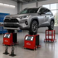 Simulateur de route à 360 degrés avec analyseur de vibrations pour le diagnostic de la suspension du châssis de véhicule et des bruits anormaux