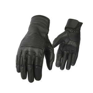 Gants de moto en cuir protection complète des doigts conception respirante antichoc pour la course de moto et l'équitation en plein air - Product Image 3