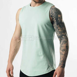 Camisetas de Tirantes de Algodón para Hombre y Camisetas de Gimnasio de Algodón y Elastano Transpirables, Estilos Casuales y Deportivos Disponibles - Product Image 1