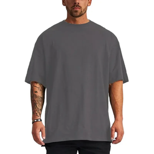 T-shirt homme col rond imprimé personnalisé en coton doux à manches courtes léger Gym Fitness décontracté haut Streetwear - Product Image 5