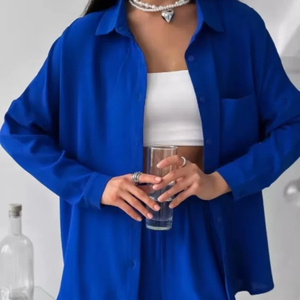 Elegante 100% algodón Premium 2 piezas conjunto venta al por mayor tendencia transpirable sudor trajes Casual personalizar chándales - Product Image 1