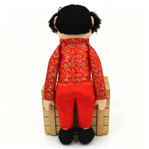 Marioneta de Peluche para el Aula y Accesorios de Cumpleaños, Regalo Temático del Año Nuevo Chino con Forro de Malla, Juguete de Simulación para Niños - Product Image 4