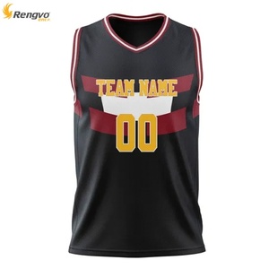 Venta caliente camisetas personalizadas con Logo Baloncesto Desgaste Última Sublimación completa Baloncesto Jersey Diseño - Product Image 6